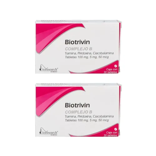 BIOTRIVIN DOS CAJAS C/30 TABS C/U