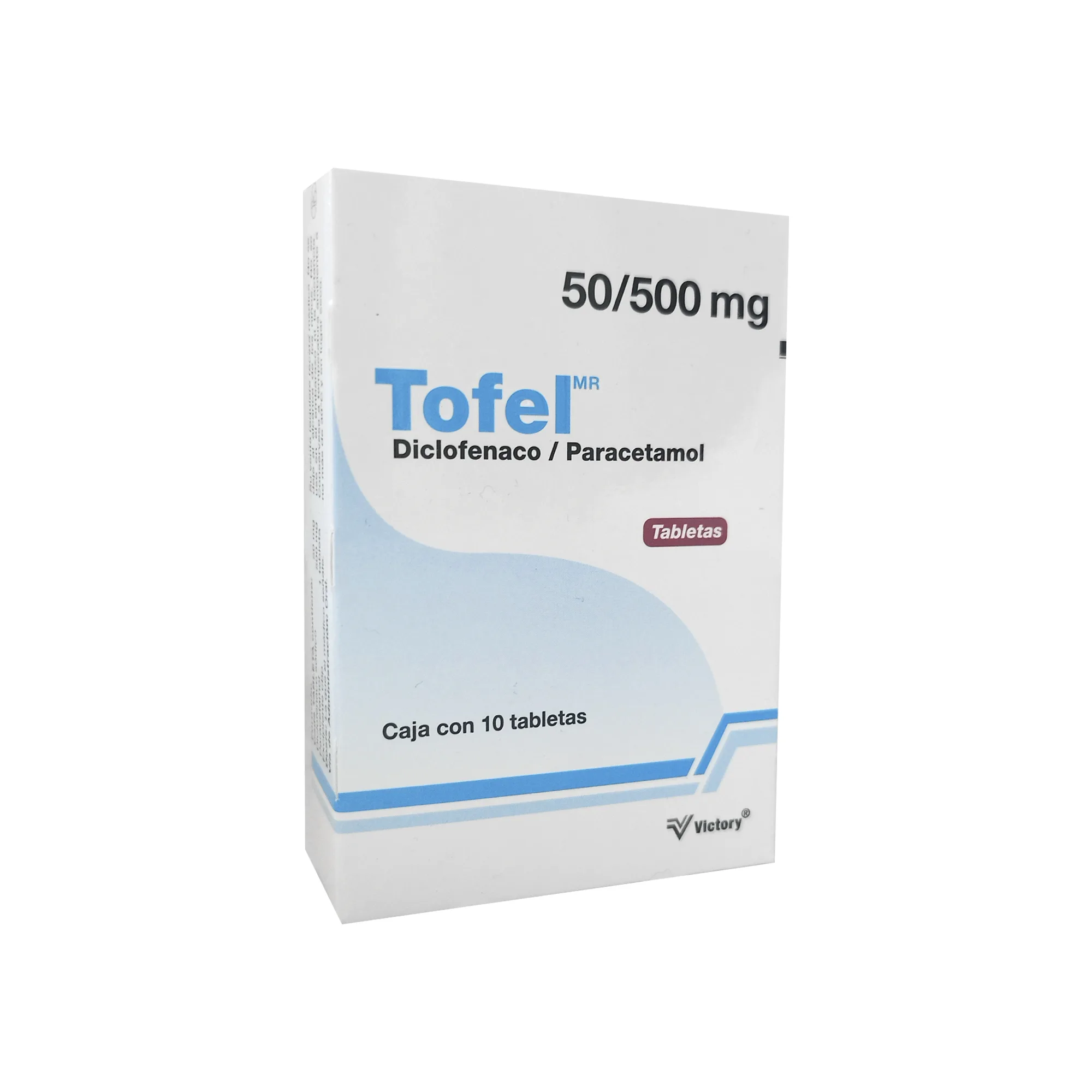 656599040226 1 tofel paracetamol - diclofenaco 500 / 50 mg tableta 10 tableta(s)