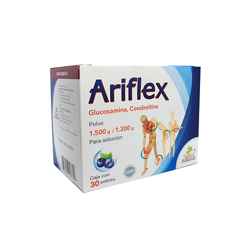 714908107722 1 ariflex glucosamina - condroitina 1500 / 1200 mg sobre 30 sobre(s)