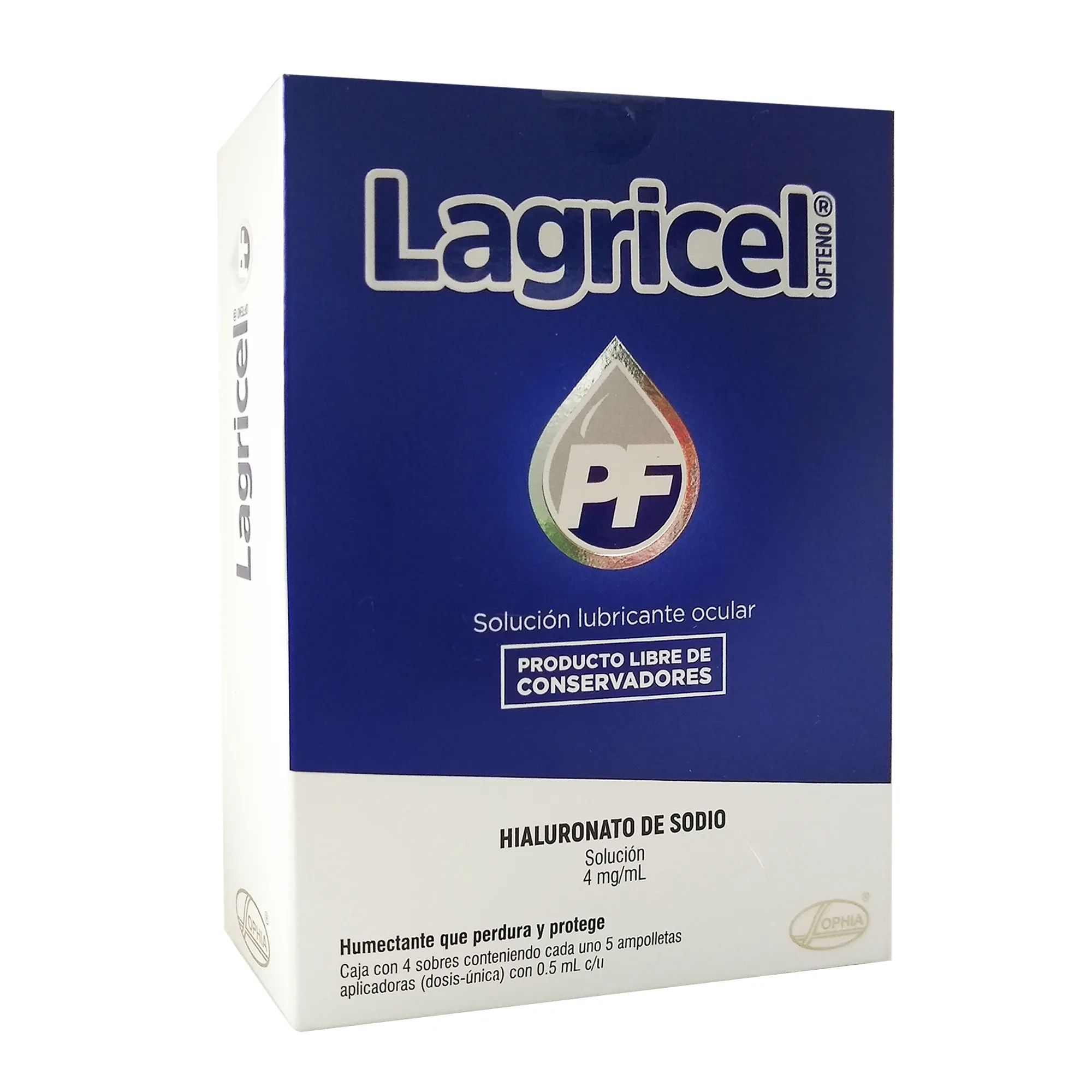 736085280005 1 lagricel hialuronato de sodio 4 mg / ml solución gotas 5 dosis