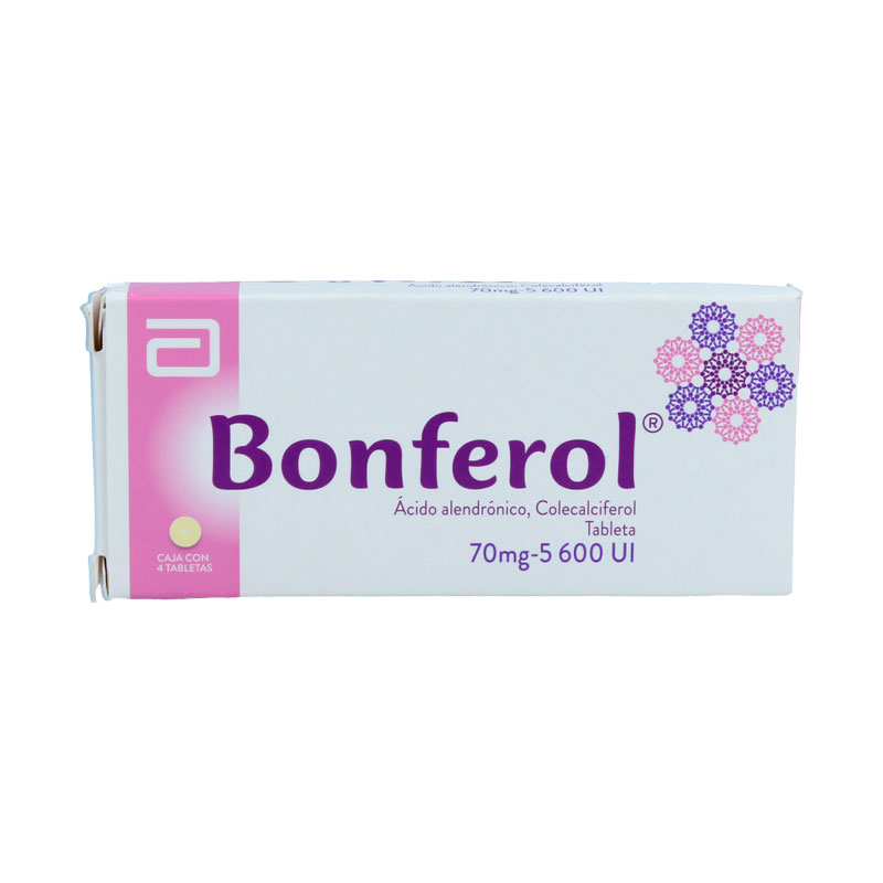 7501033961823 1 bonferol acido alendronico - colecalciferol 70 mg / 5600 ui tableta 4 tableta(s)