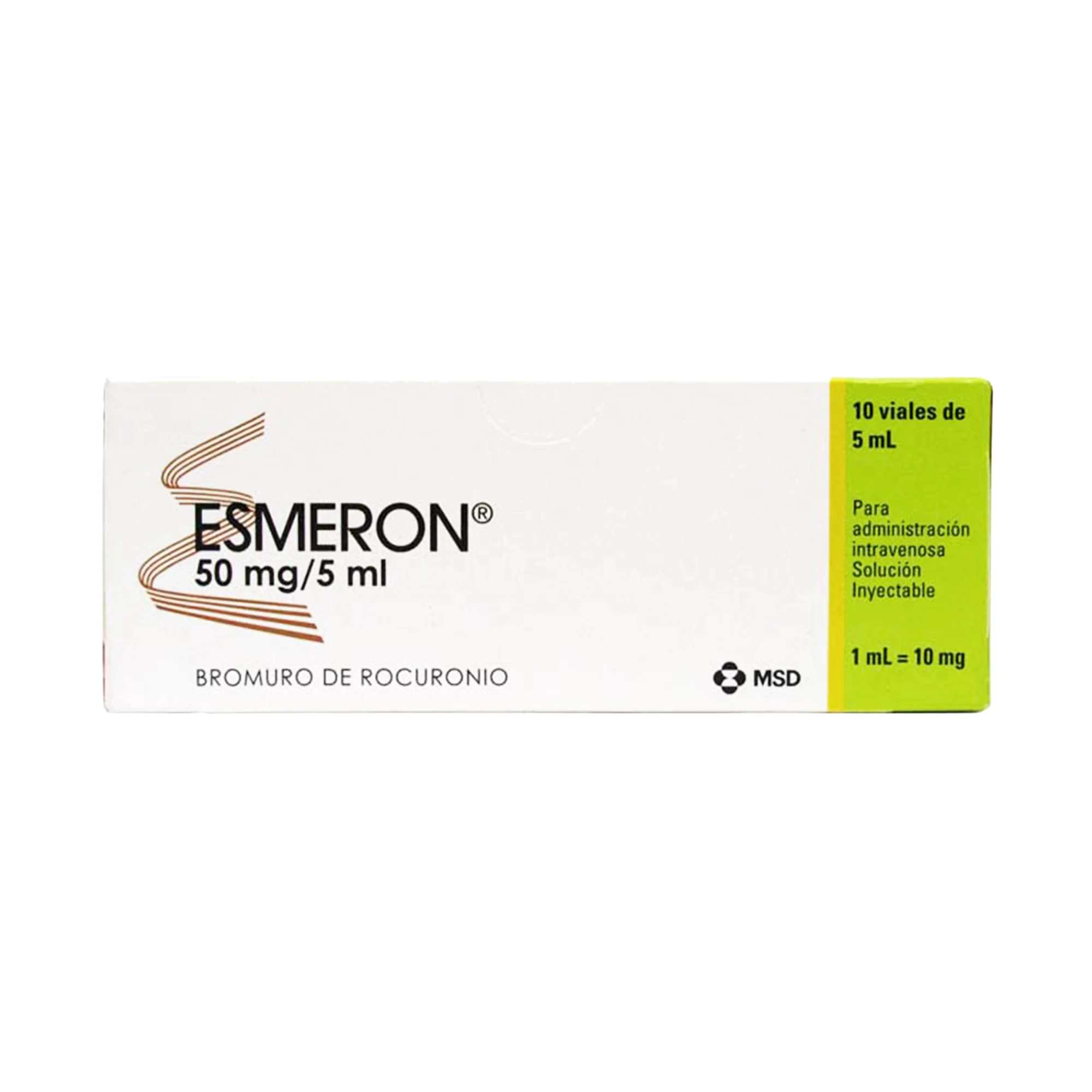 7501050629034 1 esmeron bromuro de rocuronio 50 mg / 5 ml solución inyectable 10 frasco Ámpula