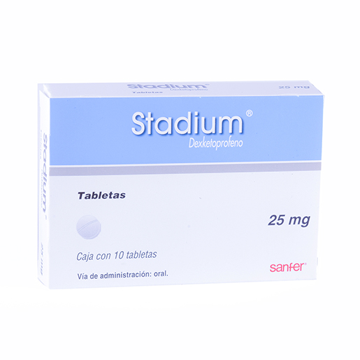 7501070635756 1 stadium dexketoprofeno trometamol 25 mg tableta 10 tableta(s)