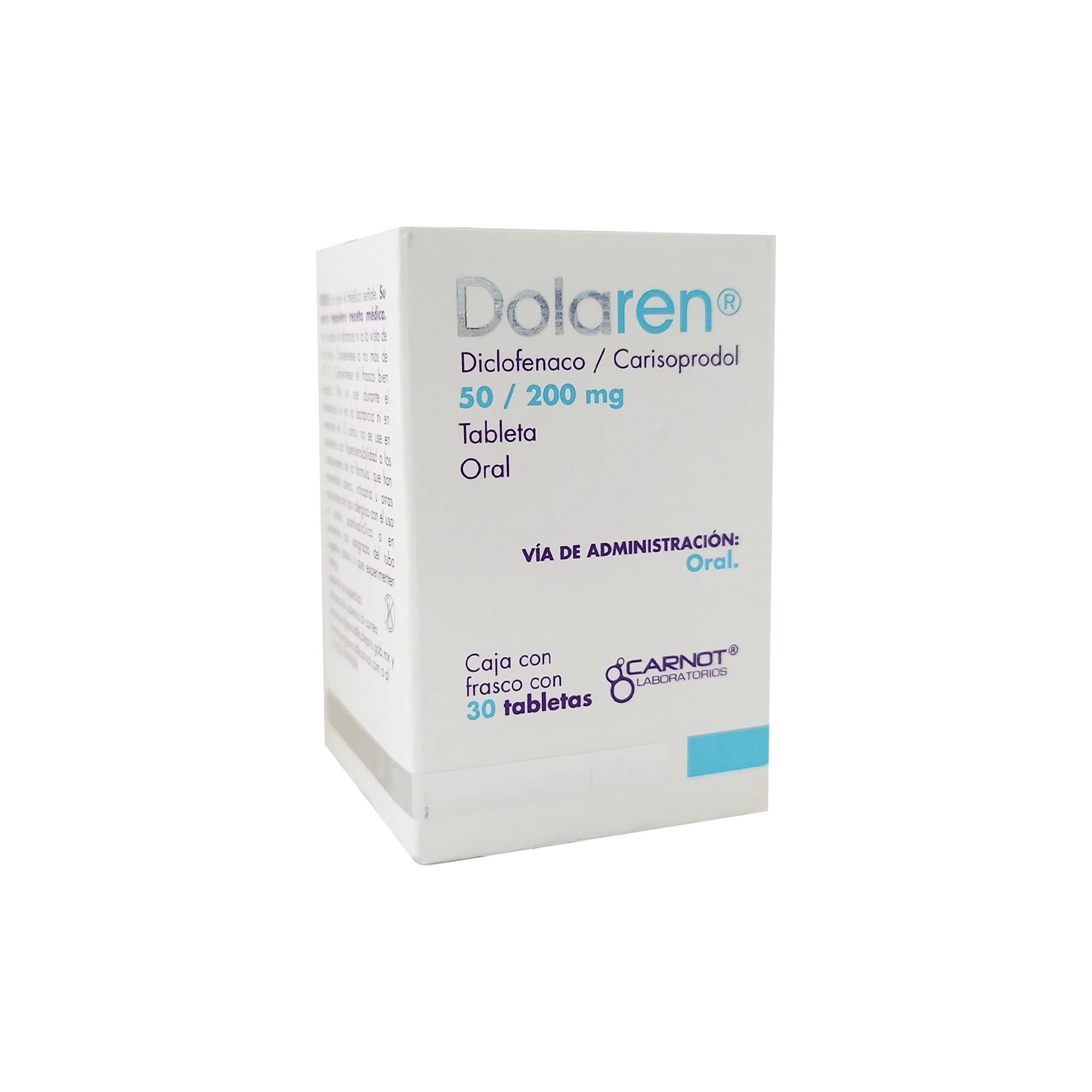 7501070900380 1 dolaren diclofenaco - carisoprodol 50 / 200 mg tableta 30 tableta(s)