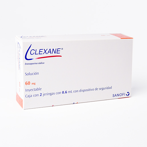 7501072350299 1 clexane enoxaparina sodica 60 mg solución inyectable 2 jeringa