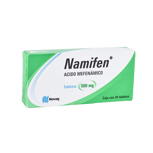 7501075713718 1 namifen acido mefenamico 500 mg tableta 20 tableta(s)