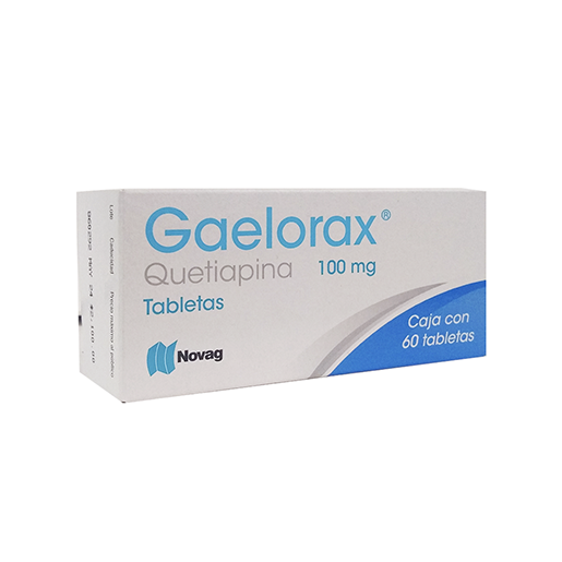 7501075724684 1 gaelorax quetiapina 100 mg tableta 60 tableta(s)