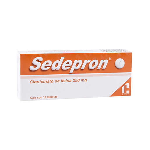 7501088505409 1 sedepron clonixinato de lisina 250 mg tableta 10 tableta(s)