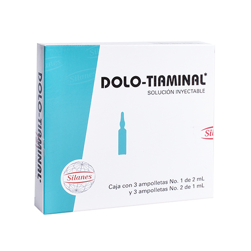 7501101601279 1 dolo-tiaminal complejo b - metamizol sodico 200 mg / 100 mg / 5000 mcg / 500 mg solución 6 ampolleta