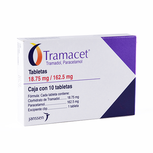 7501109911448 1 tramacet paracetamol - tramadol 162.5 / 18.75 mg tableta recubierta 10 tableta(s)