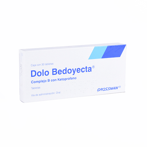 7501123001019 1 dolo-bedoyecta ketoprofeno - complejo b 100 / 100 / 50 / 50 mg tableta 30 tableta(s)