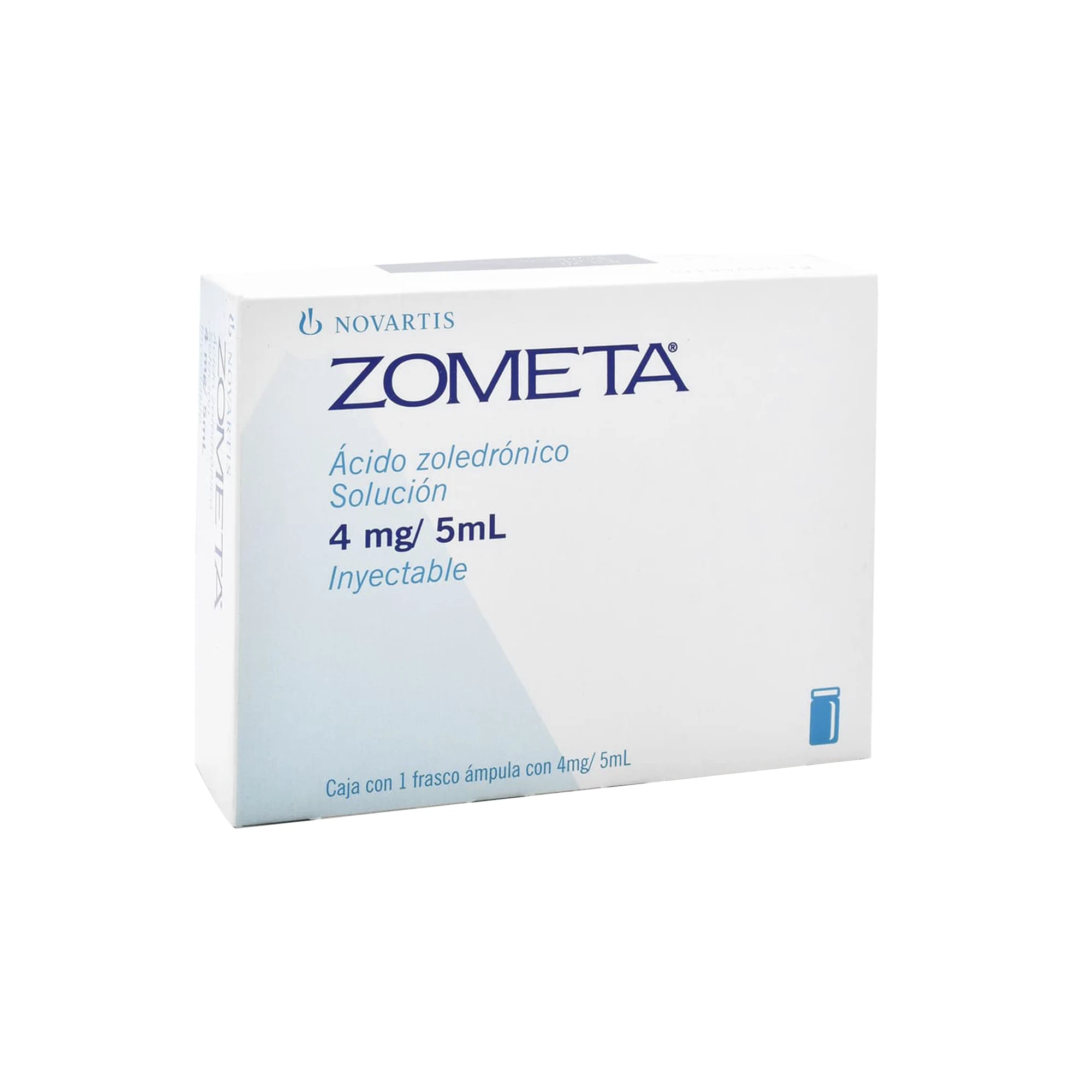 7501124811211 1 zometa acido zoledronico 4 mg / 5 ml solución 1 frasco Ámpula