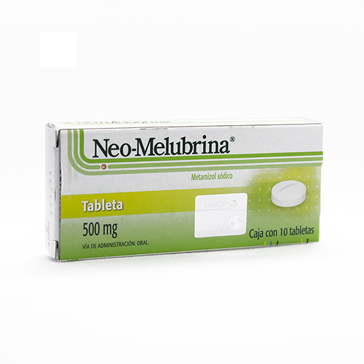 7501165000230 1 neo-melubrina metamizol sodico 500 mg comprimido 10 comprimido(s)