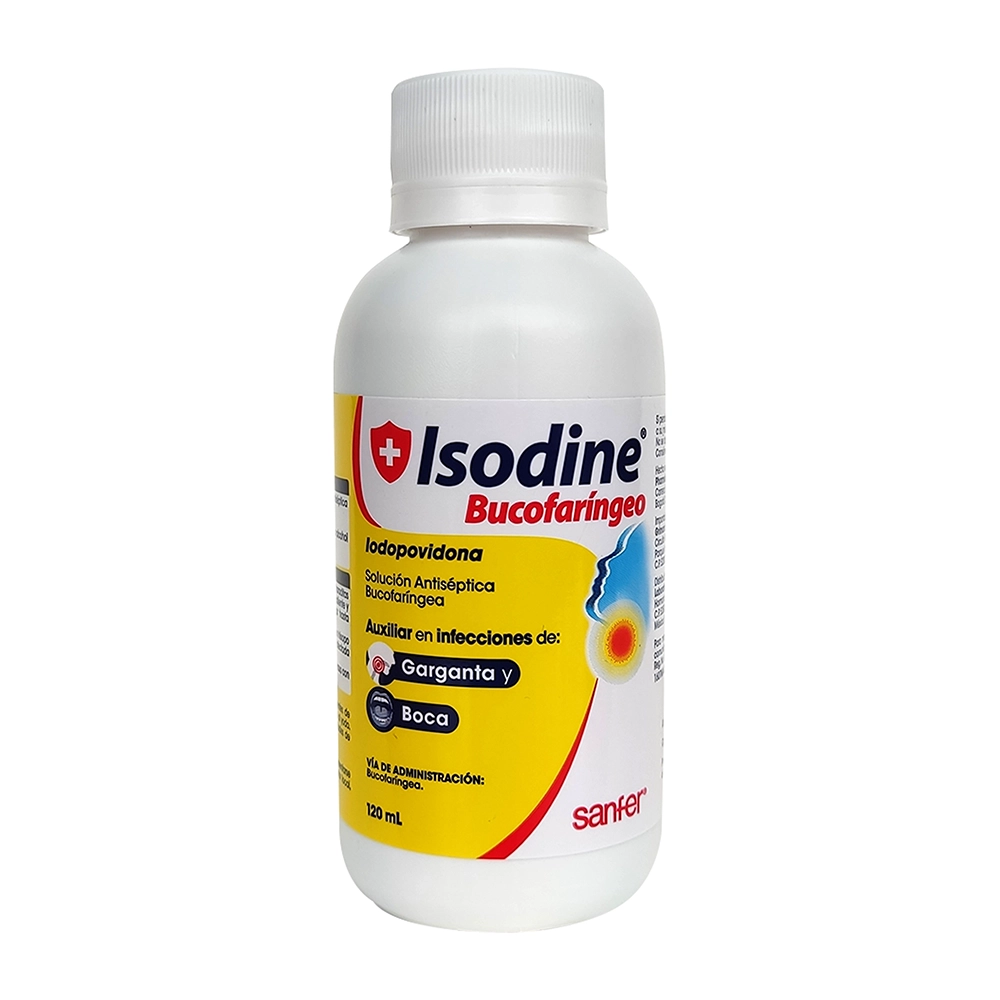 7501165011694 1 isodine bucofaringeo iodopovidona 8 g solución 120 mililitro