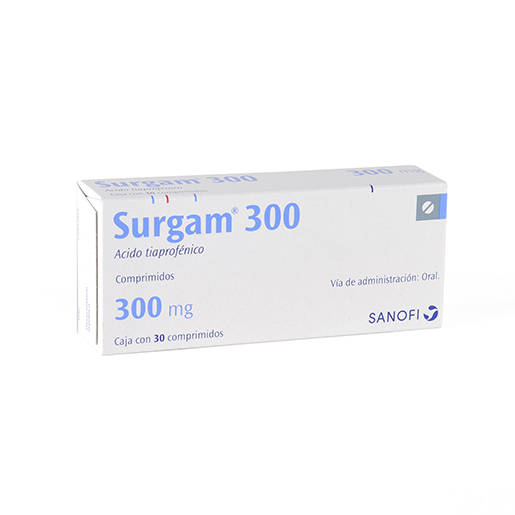 7501174603804 1 surgam 300 acido tiaprofenico 300 mg comprimido 30 comprimido(s)