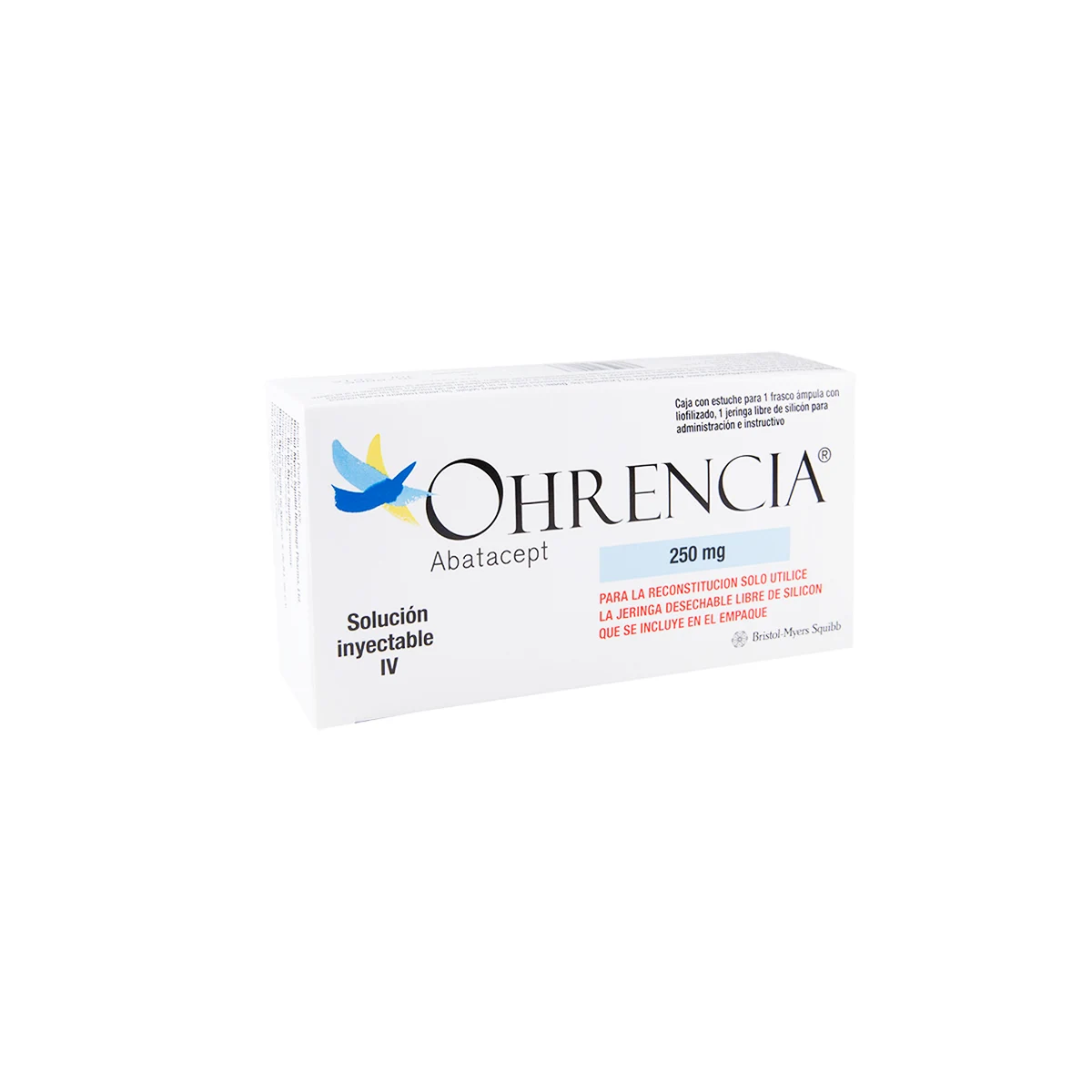 7501233210073 1 ohrencia abatacept 250 mg solución inyectable 1 frasco Ámpula