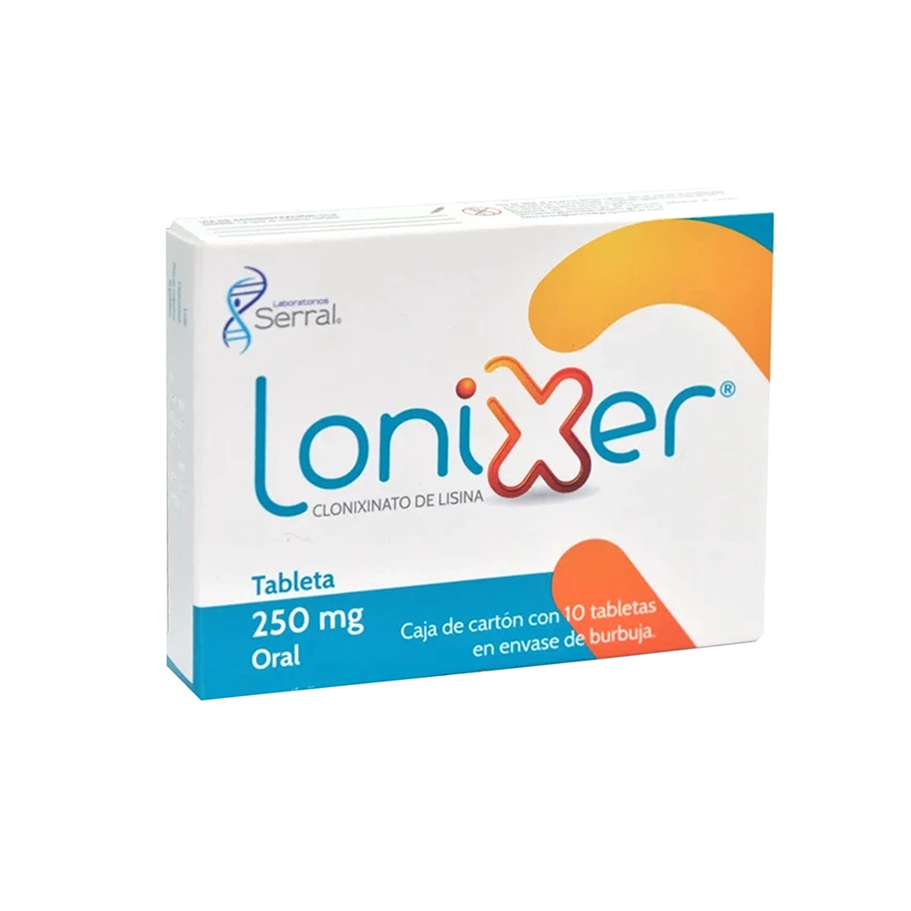 7501258203586 1 lonixer clonixinato de lisina 250 mg tableta 10 tableta(s)