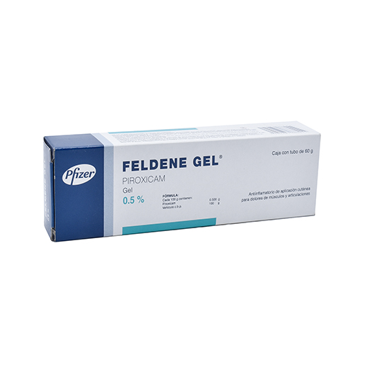 7501287668455 1 feldene piroxicam 500 mg gel 60 gramos