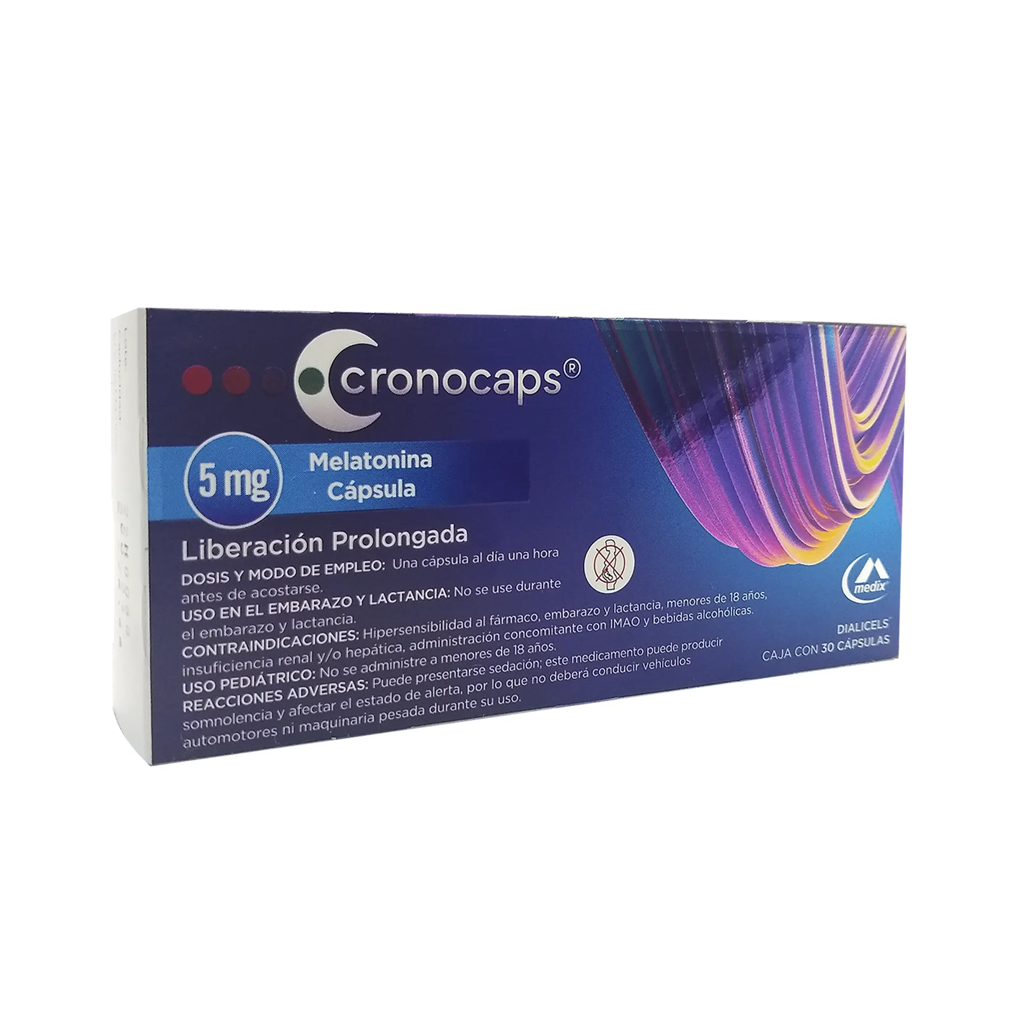 7501293200656 1 cronocaps melatonina 5 mg cápsula 30 cápsula(s)