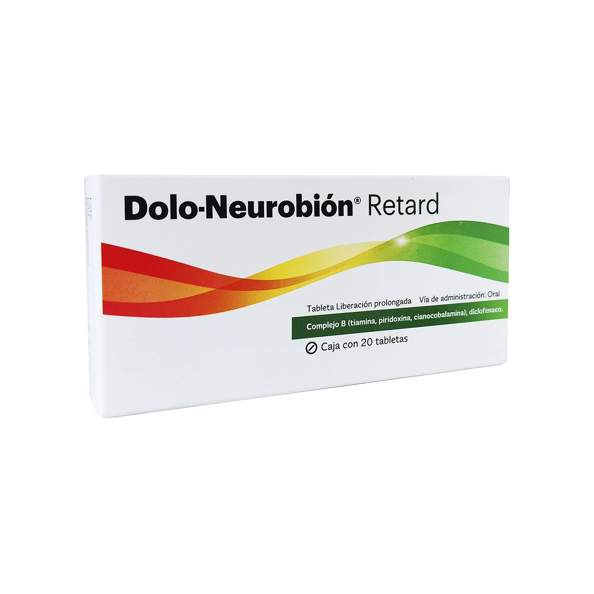 7501298212210 1 dolo-neurobion retard diclofenaco - complejo b 100 / 100 / 100 / 1 mg tableta liberación prolongada 20 tableta(s)