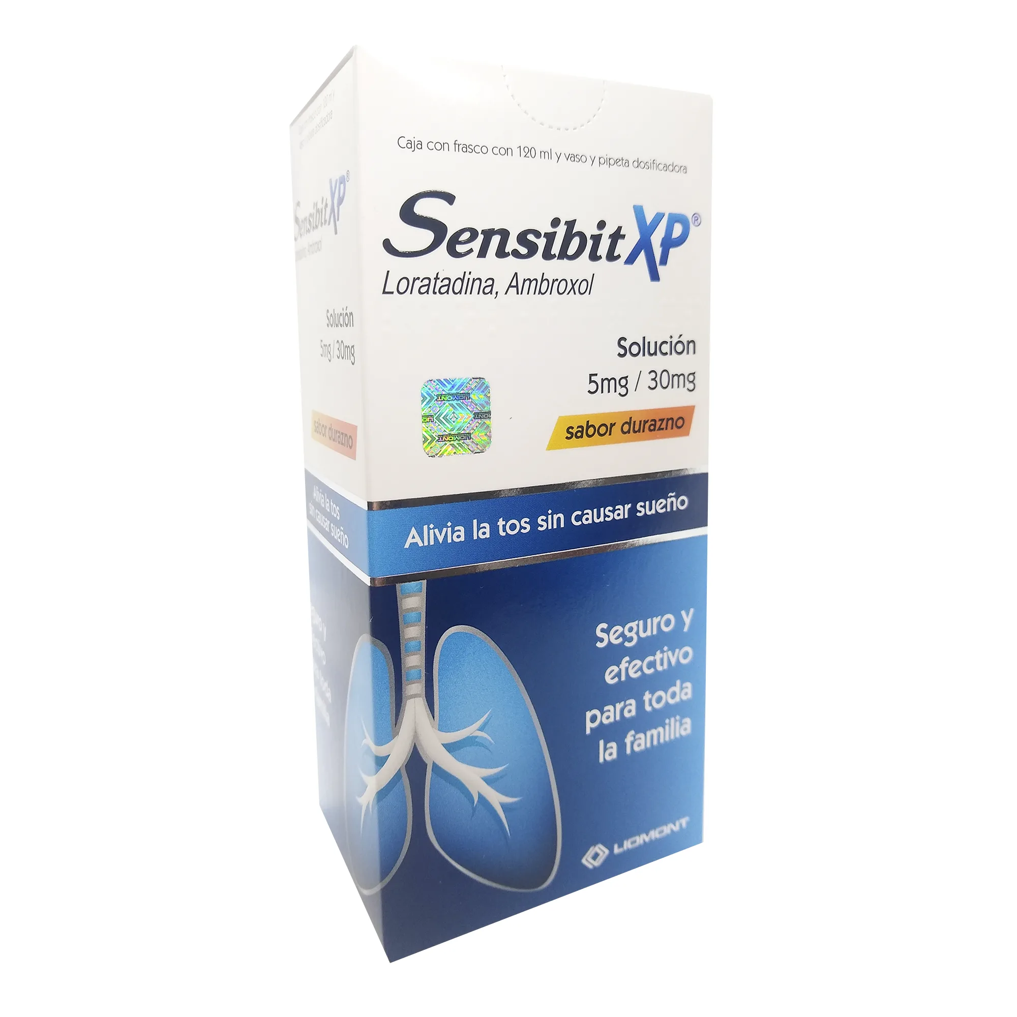 7501299302866 1 sensibit xp ambroxol - loratadina 30/5 mg solución 120 mililitro