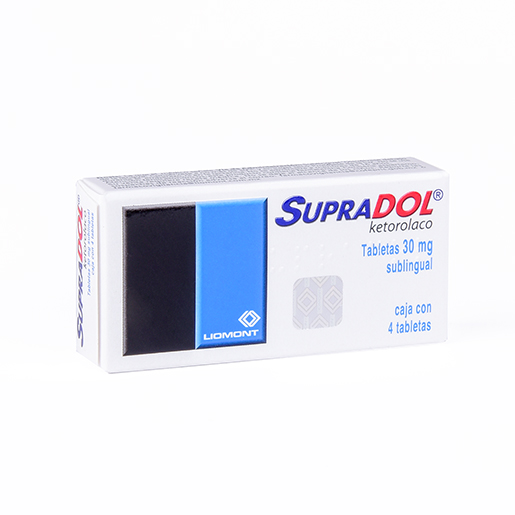 7501299306130 1 supradol - sublingual ketorolaco 30 mg tableta sublingual 4 tableta(s)