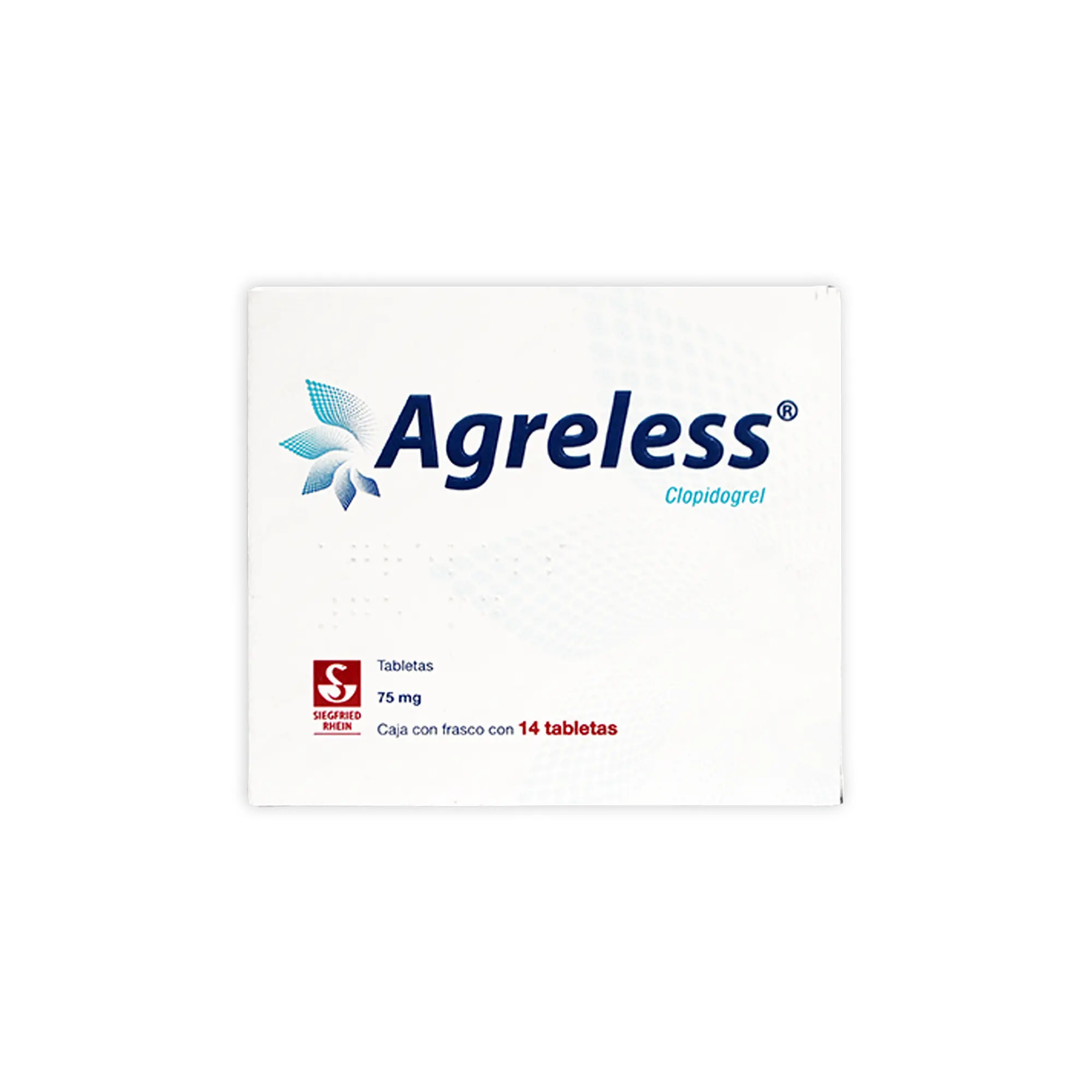 7501300421593 1 agreless clopidogrel 75 mg tableta 14 tableta(s)