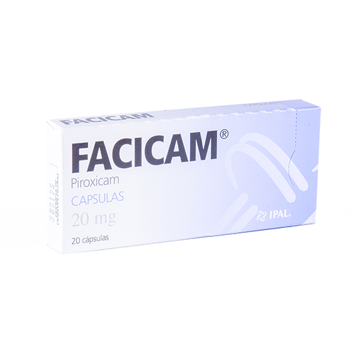 7501314703128 1 facicam piroxicam 20 mg cápsula 20 cápsula(s)