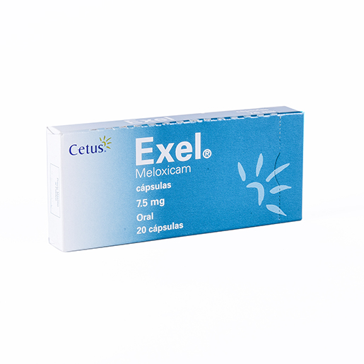 7501314703418 1 exel meloxicam 7.5 mg cápsula 20 cápsula(s)