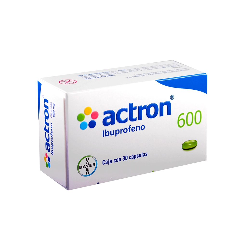 7501318634756 1 actron ibuprofeno 600 mg cápsula 30 cápsula(s)