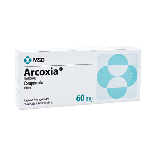 7501326000901 1 arcoxia etoricoxib 60 mg comprimido 7 comprimido(s)