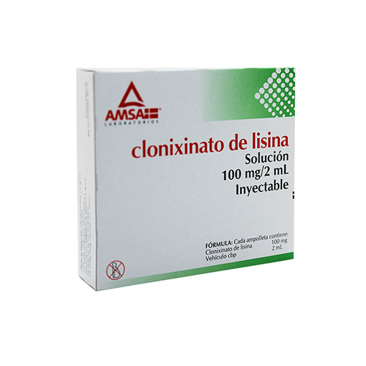 7501349020122 1 clonixinato de lisina clonixinato de lisina 100 mg / 2 ml solución 5 ampolleta