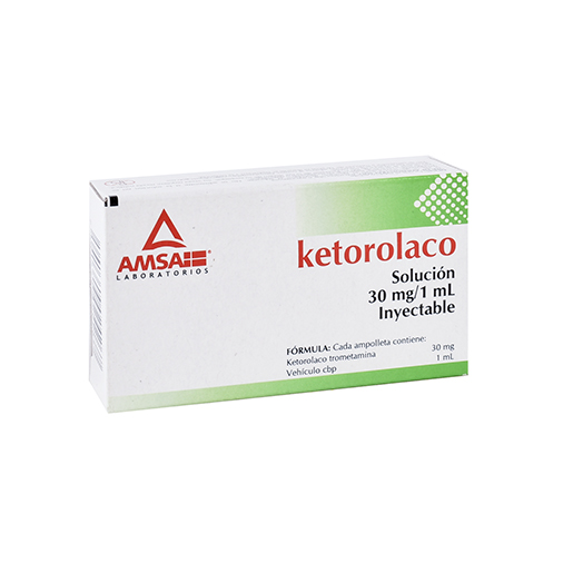 7501349024267 1 ketorolaco ketorolaco 30 mg solución inyectable 3 ampolleta