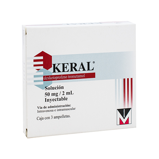 7501385494215 1 keral dexketoprofeno trometamol 50 mg solución 3 ampolleta