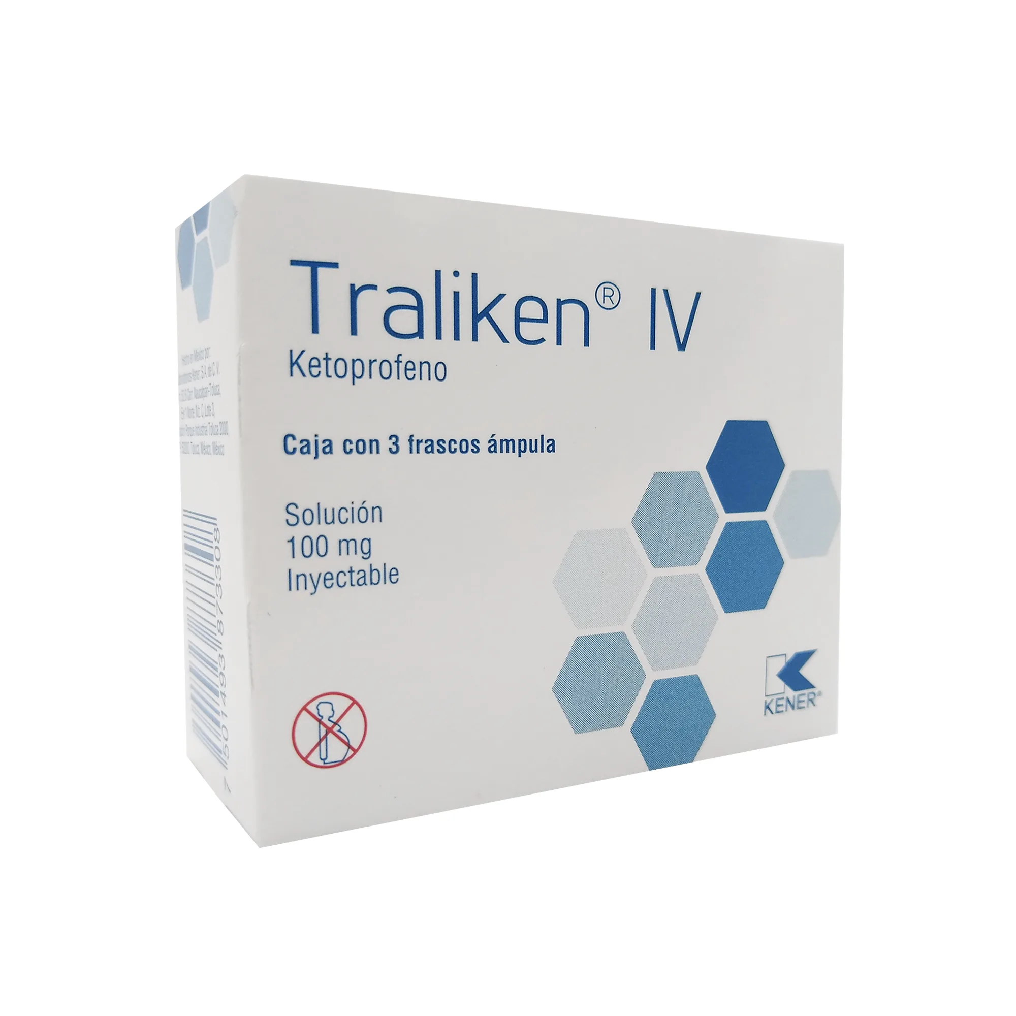 7501493873308 1 traliken ketoprofeno 100 mg solución 3 frasco Ámpula