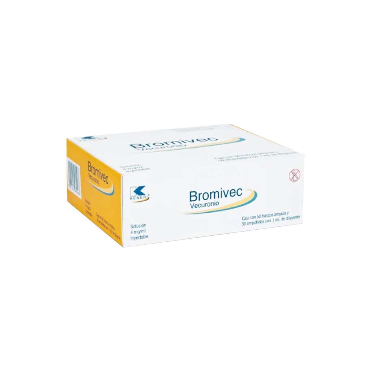 7501493980488 1 vecuronio bromuro de vecuronio 4 mg / 1 ml solución inyectable 50 frasco Ámpula