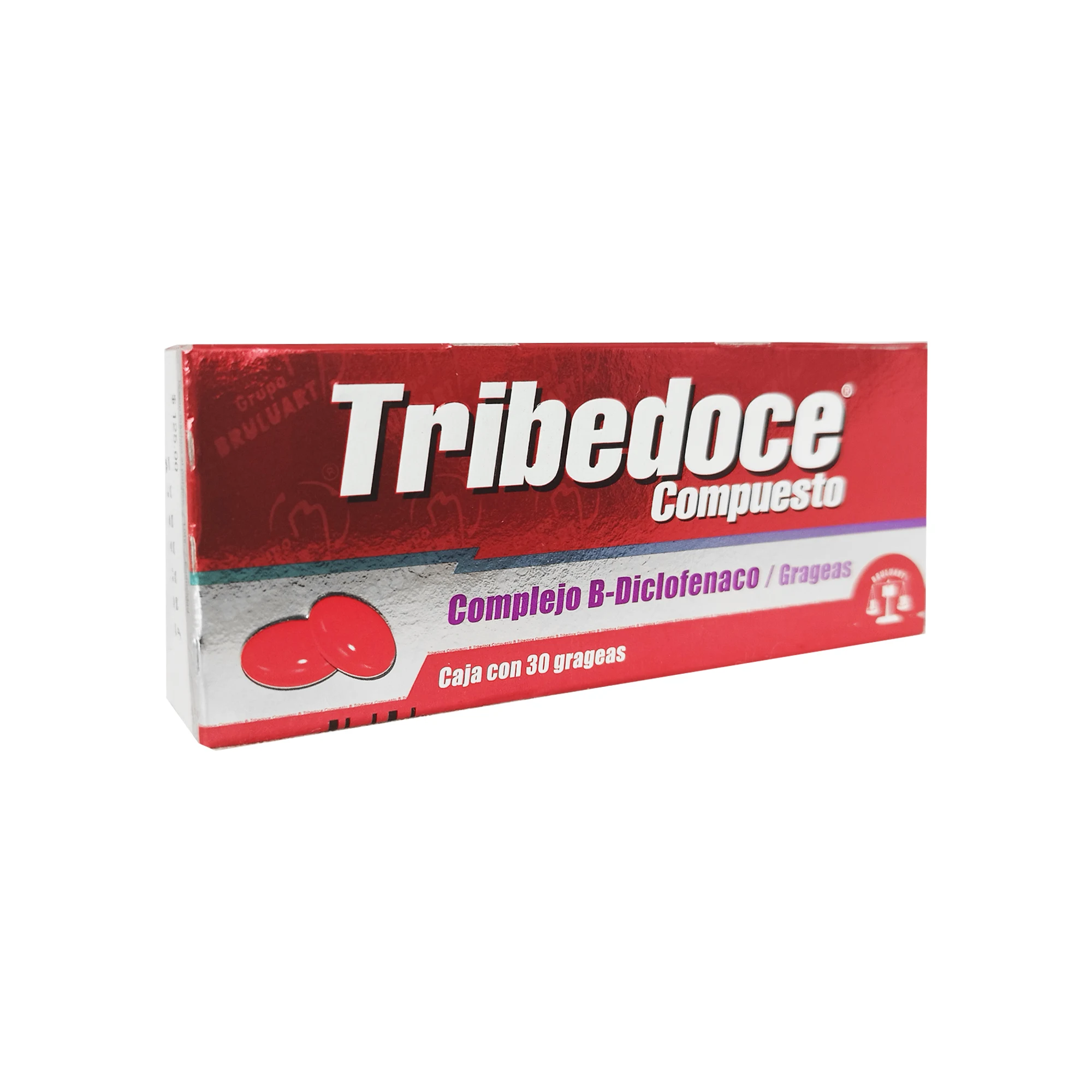 7501537164713 1 tribedoce comp diclofenaco - complejo b 50 / 50 / 50 / 1 mg gragea 30 grageas