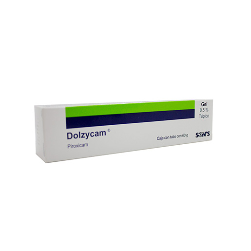 7502001165045 1 dolzycam gel piroxicam 500 mg gel 60 gramos