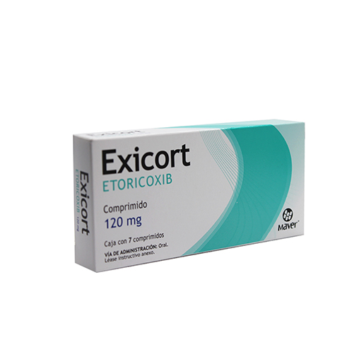 7502009746499 1 exicort  etoricoxib 120 mg comprimido 7 comprimido(s)