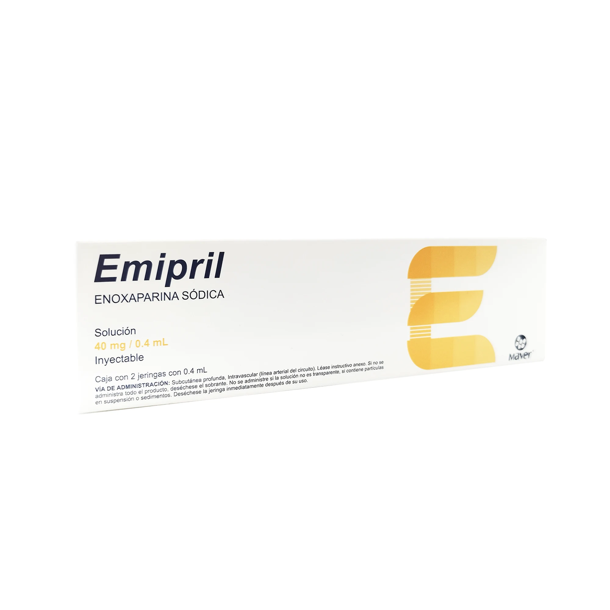 7502009747434 1 emipril  enoxaparina sodica 40 mg / 0.4 ml solución inyectable 2 jeringa