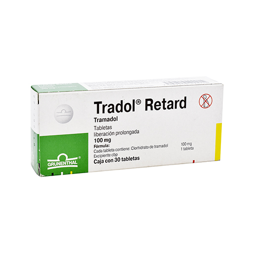 7502209290914 1 tradol retard tramadol 100 mg tableta liberación prolongada 30 tableta(s)