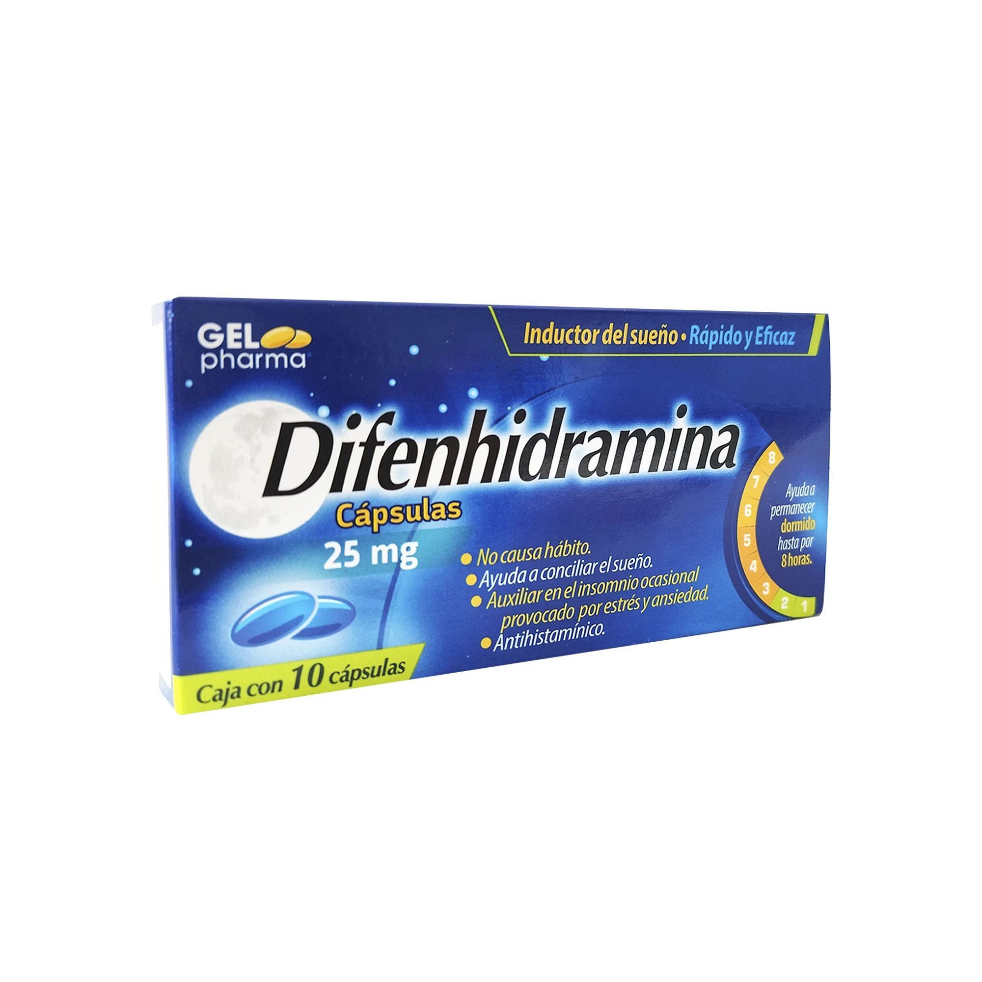 7502227424995 1 difenhidramina difenhidramina 25 mg cápsula 10 cápsula(s)