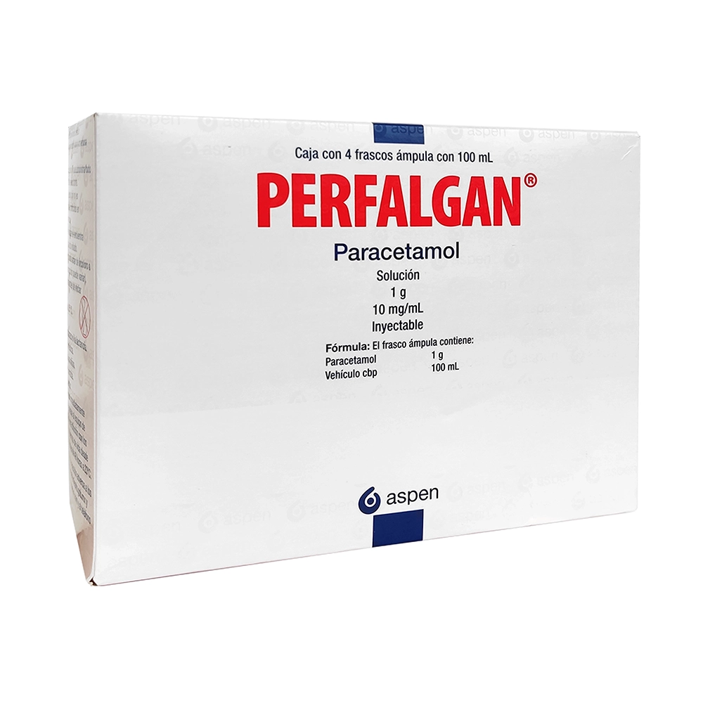 7502253073952 1 perfalgan paracetamol 1 g (10 mg / ml) solución inyectable 4 frasco Ámpula