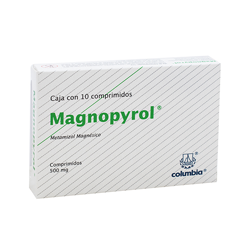 7506400900238 1 magnopyrol metamizol magnesico 500 mg comprimido 10 comprimido(s)