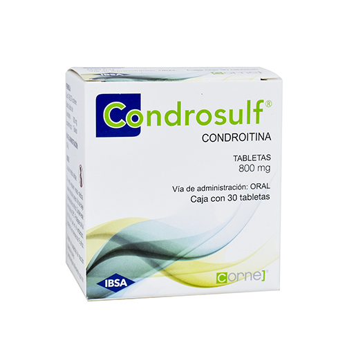 7680516100161 1 condrosulf sulfato de condroitina 800 mg tableta 30 tableta(s)