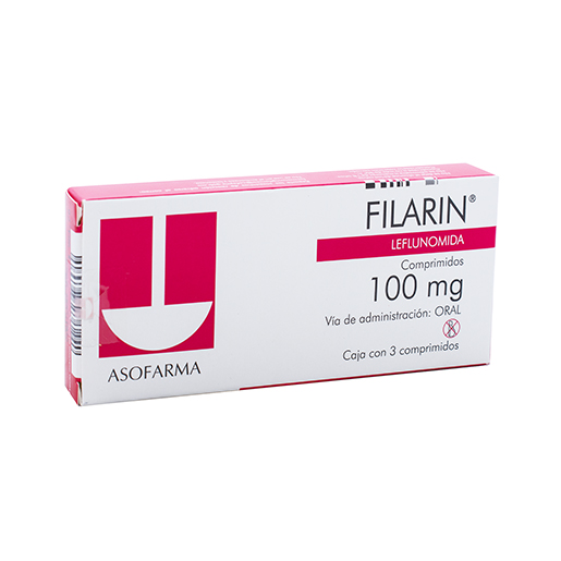 7730979095914 1 filarin leflunomida 100 mg comprimido 3 comprimido(s)