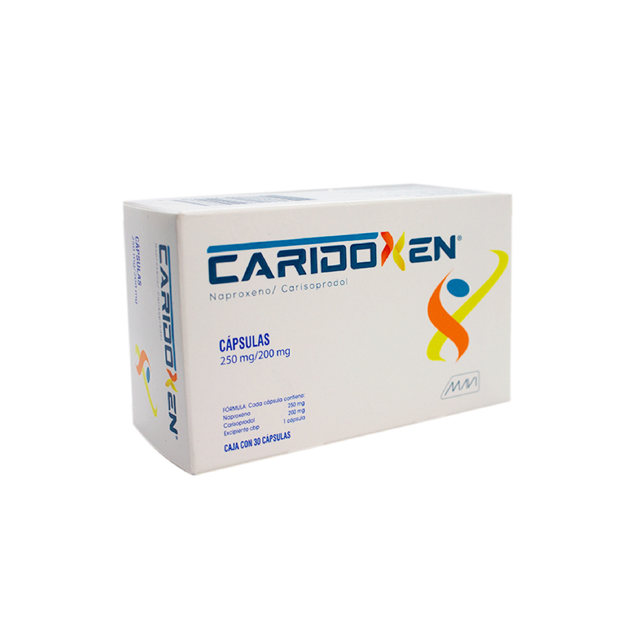 785120754483 1 caridoxen naproxeno - carisoprodol 250 / 200 mg cápsula 30 cápsula(s)