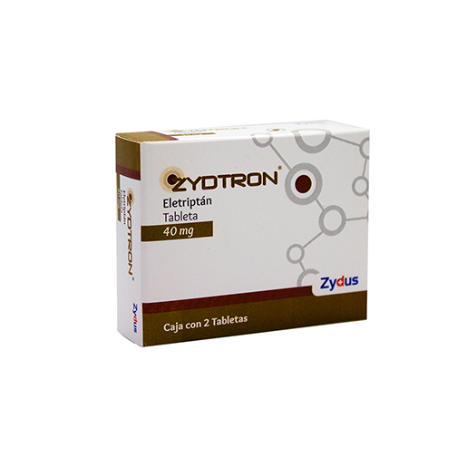 8901120016099 1 zydtron eletriptan 40 mg tableta 2 tableta(s)