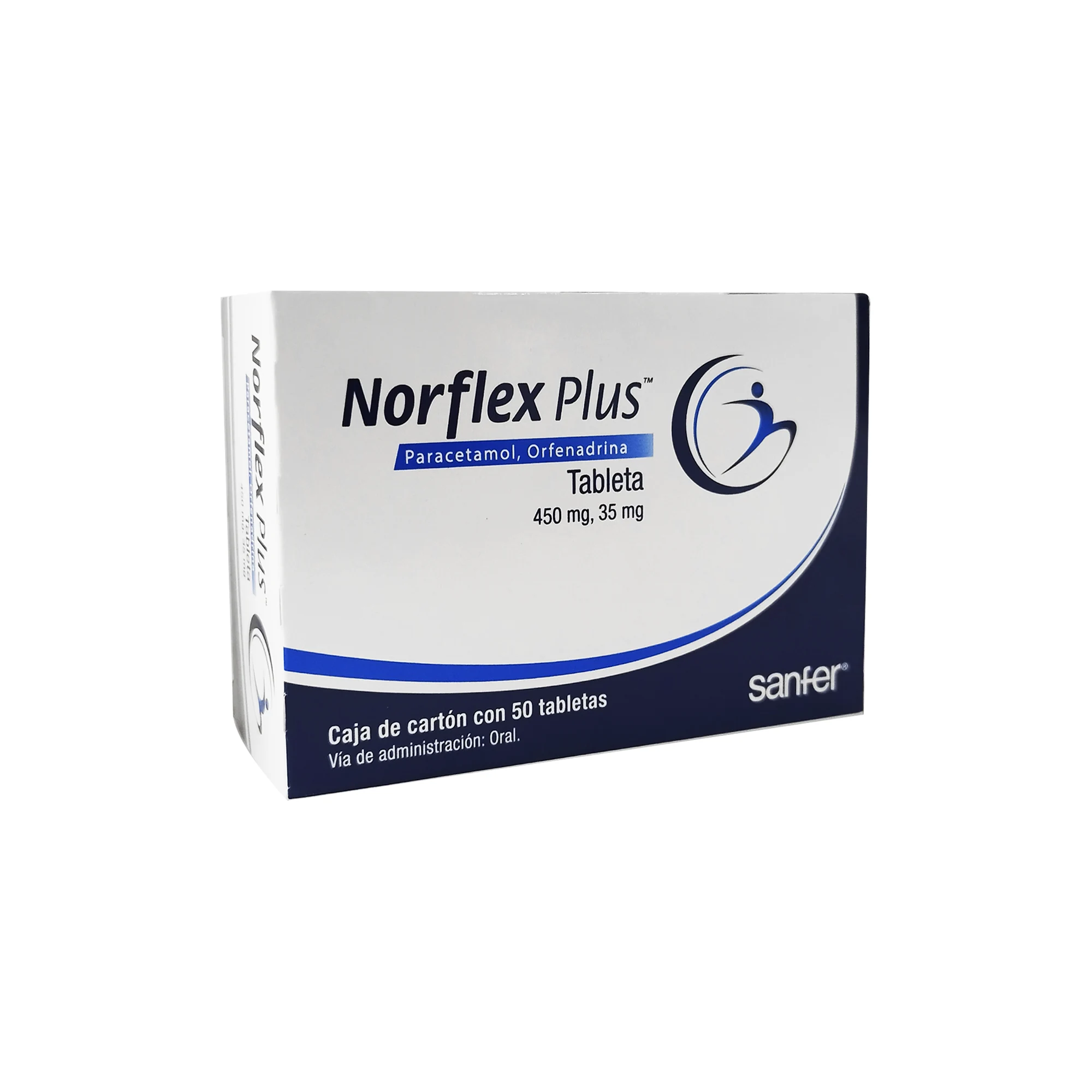 891671002277 1 norflex plus orfenadrina - paracetamol 35 / 450 mg tableta 50 tableta(s)